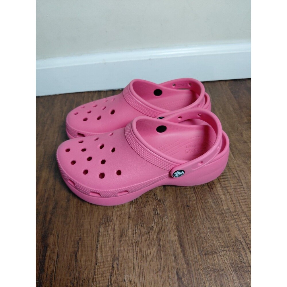 Crocs Women's Classic Platform Clog - Pink - Size 7